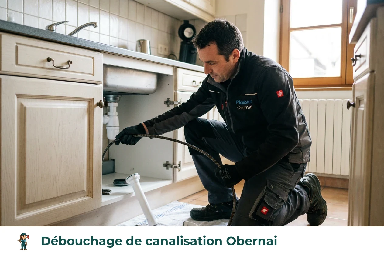 Débouchage de canalisation à Obernai