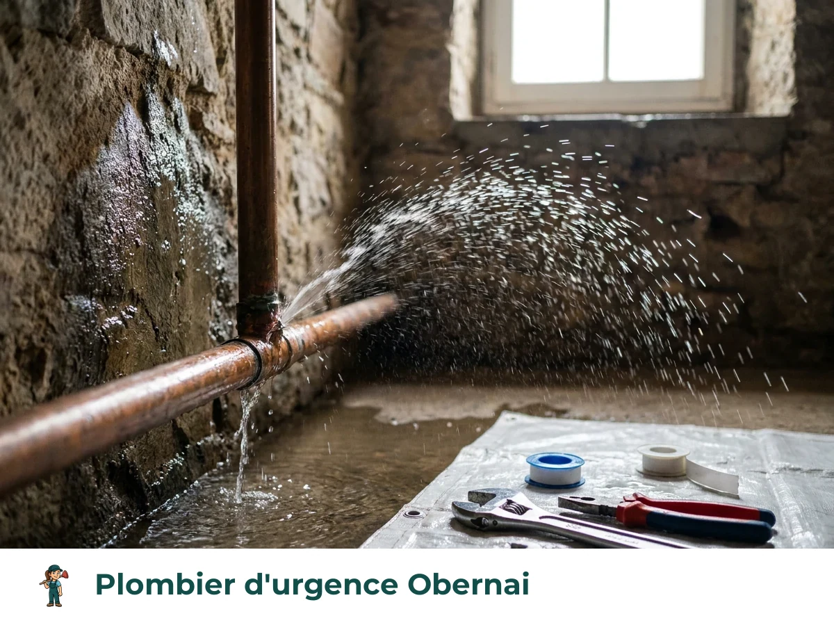 Plombier d'urgence à Obernai