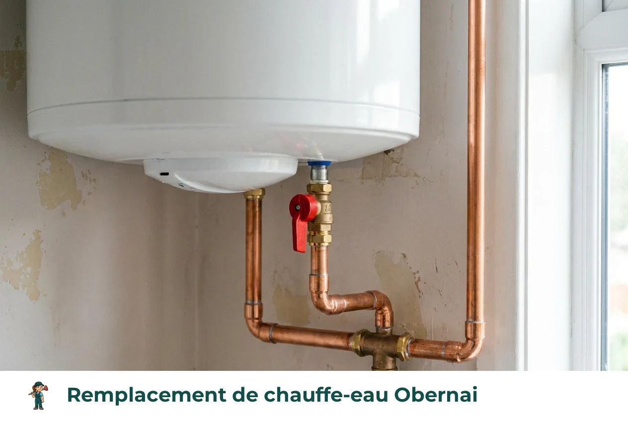 Remplacement de chauffe-eau à Obernai