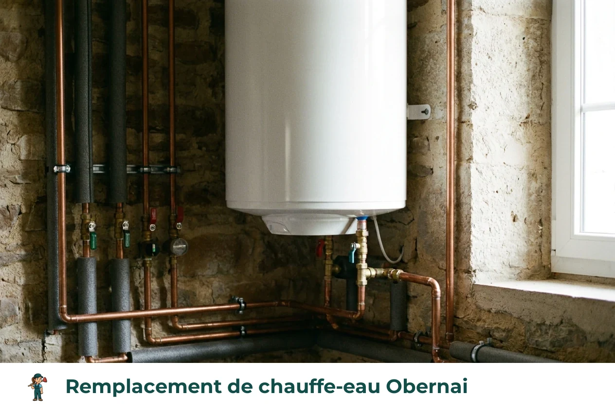 Remplacement de chauffe-eau à Obernai