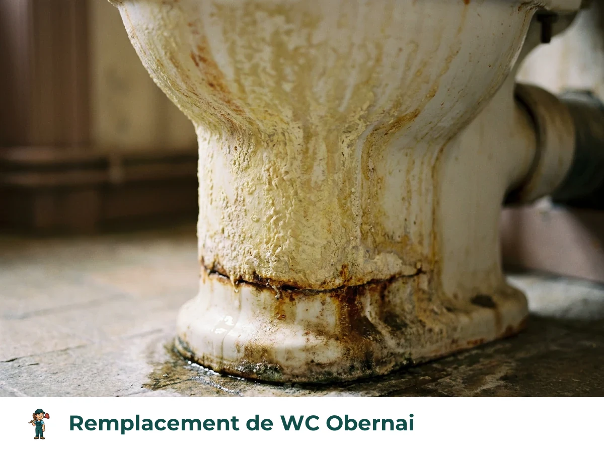 Remplacement de WC à Obernai